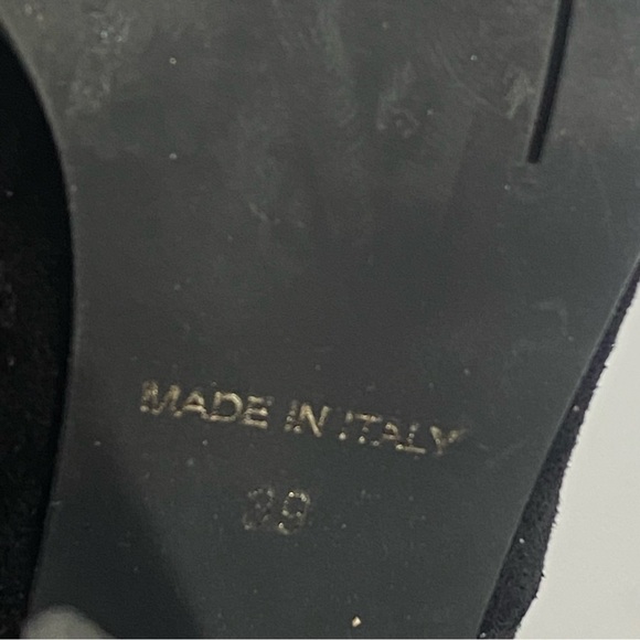 The Shoe Box Nanda Black Suede Bootie Block Heel - Picture 10 of 12